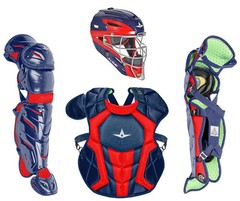 All Star Intermediate System7 Axis Catchers Kit NAVY | SCARLET