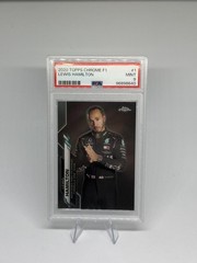 2020 Topps Chrome Formula 1 #1 Lewis Hamilton PSA 9 Mint Mercedes F1