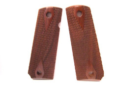 1911 GOVERNMENT & OTHER FULL SIZE MODELS (WALNUT CHECKERED GRIPS) (# J-4245)