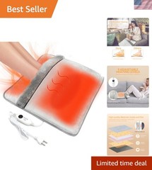 Machine Washable Foot Warmer with Timer & Safety Features – Cozy Relief Anywhere