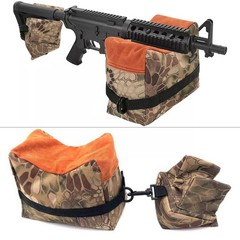 Shooting Range Sand Bag Tactical Rifle Gun Target Hunting Rear Sandbag Bench Set