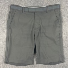 G/FORE Golf Shorts Mens 32 Grey Performance Twill Straight Leg Activewear Luxury