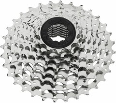 microSHIFT H08 Cassette – 8 Speed 11-32t Silver Nickel Plated