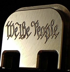 Rear Slide Cover, Magazine Floor or Combo Set, Fits ALL Glocks, WE THE PEOPLE