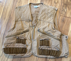Cabela’s Mens Large Outdoor Gear Bird Hunting Vest Regular Camel Brown Tan
