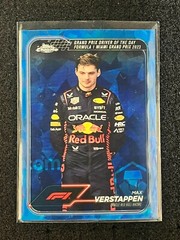2024 Topps Chrome Formula 1 F1 Sapphire Max Verstappen #163