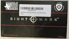 Sightmark Ultra Shot M-Spec LQD Reflex Sight 65 MOA Circle w/ Dot SM26034. New