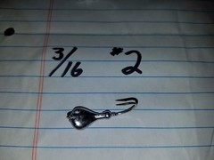 25 3/16oz Sparkie Jigs on Eagle Claw 413 Saltwater #2 #1 1/0 2/0 You Choose