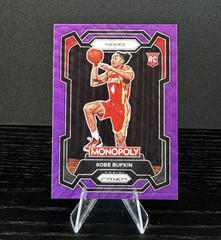2023-24 Panini Prizm Monopoly Kobe Bufkin Rookie Purple Prizm #6