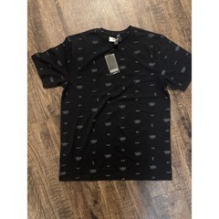 Rubber Clothing Co Mens Bowling Print T-Shirt Black Graphic Tee XL NWT