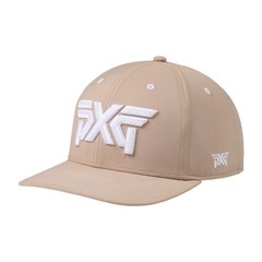 PXG Men 6-Panel Structured Low Crown Snapback Golf Cap Warm Sand – SS26 NEW
