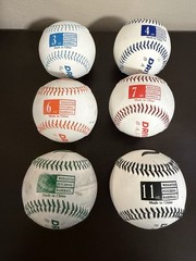 Driveline Baseball Real Leather Weighted Pitching Balls (Set of 6)