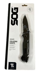 SOG FF25-CP Escape Tactical Folding EDC 3.4″ Pocket Knife Serrated Edge Blade