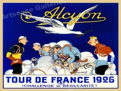 1926 «Alcyon Tour de France» Vintage Style Bicycle Poster – 20×28