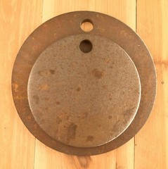 1/2″ AR500 Steel Shooting Targets 6″ 8” Circle Bundle Set of 2 Plates