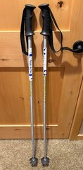 Scott vintage Afton Alps Rental aluminum 45 in / 115 cm Ski Poles Fixed Straps