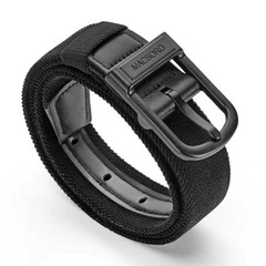 Stretch Golf Belt for Men – Fits Waist 35–36 in | Overall Length 45 in Black