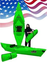 Tucktec Folding Kayak, 10′, CAP 300 lBS 2024 CLOSEOUTS