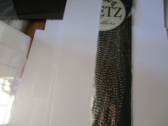 metz saddle grade 2 rooster cape hackle feathers grizzle half