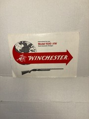 Winchester 1500 XTR Semi-Automatic Shotgun Owners Instructions Manual User Guide