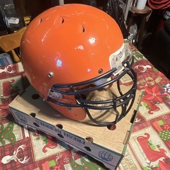 Schutt Full Face Syracuse orange practice xl Football Helmet w/ Facemask