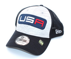 New Mens New Era 39Thirty Navy/Gray USA Ryder Cup Medium/Large Fitted Golf Hat