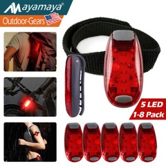 LED Cycling Safety Lights Bike Rear Flash Clip On Running Jogging Walking Dog