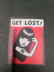 Emily The Strange Get Lost! Skateboard Guitar Laptop Decal sticker B6Q