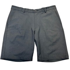 Greg Norman Golf Shorts Mens 36 Gray Performance Stretch Activewear Casual 1098