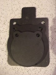 AR500 Steel Target Gong 3pc Set 6″ 8″ and 8″x12″ IDPA Silhouette! USA MADE!!