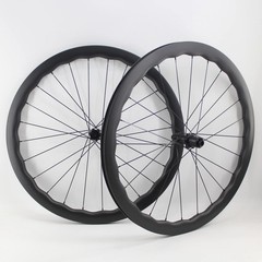 700C Depth 4045 Wave Road Bike UD Full Carbon Fibre Wheelset Clincher Tubeless