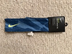 Nike Dri-Fit Head Tie Reversible Printed Court Blue/ Dutch Blue/Volt