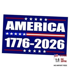 250th Anniversary USA Flag Sticker Bumper Car Decal Patriotic American United