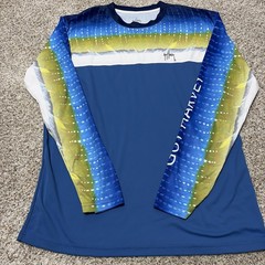 Guy Harvey Tun Pro UVX Shirt Sz M 100% Polyester