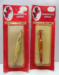 TWO NEW OLD STOCK SMITHWICK DEVILS HORSE LURES-IN PACKAGES
