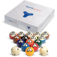 DYNASPHERES PALLADIUM BELGIUM POOL BALL SET NEW MAGIC RACKS SHIPPING TIPS FREE!