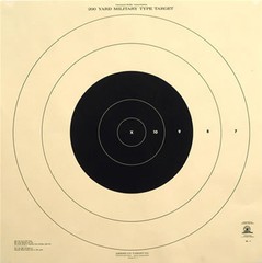 SR-5 Official NRA 200 Yard High Power Rifle Target, 28″ x 28″ (6 pack)