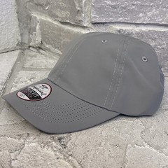 New Imperial True Fit UPF 50+ Gray Microfiber Strapback Blank Hat Golf Cap OSFM