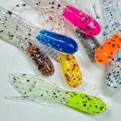 Glittery Core Variety Pack Crappie Jig Tube 50 pieces