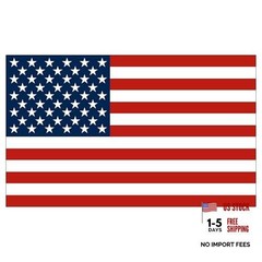 Large US United States of America USA Flag Car Truck Window Decal 10×6 Inch