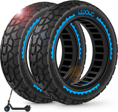 2 Pack 10×2.50-6.5 Scooter Solid Tires Tubeless Replacement 60/70-6.5