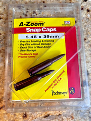 A-ZOOM Action Proving Dummy Round Snap Caps for 5.45 x 39 2PK NEW! # 12285