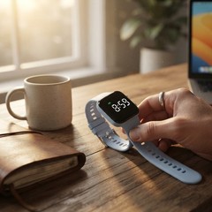 Rechargeable Vibrating Alarm Watch – Discreet Potty Training & Pill Reminder