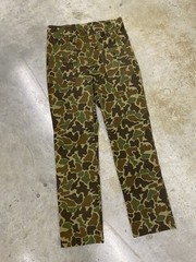 Russell Athletic Camouflage Hunting Pants Size 32 Green Brown Cotton Polyester