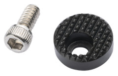 1911 magazine catch release button extension Black stainless for standard 1911s
