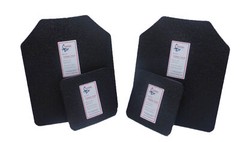 4 PC Level III AR500 Steel Armor Two 10 x 12+ Two 6 x 6 Plates -Full Frag Coated