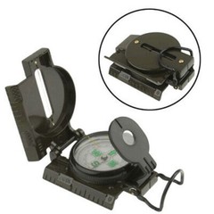 Lensatic Compass Multifunctional Compass Aluminum Housing+Plastic Outdoor Tool
