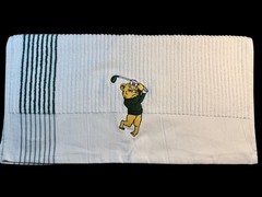 Baylor University (Vintage Logo) Caddy Towel / 44in x 24in (2 Logos)
