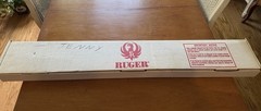 Sturm Ruger Ruger Rifle Factory Cardboard Box holds 1 Gun Beige/Red