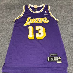 Reebok Wilt Chamberlain 13 Los Angeles Lakers Jersey Purple Mens Medium